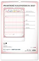 NOTIQUE Nástenný kalendár Rodinný plánovací Hello Kitty XL CZ/SK 2027, 33 x 46 cm (13)