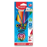 Pastelky trojhranné Maped Color'Peps Strong - 12 farieb Pastelky trojhranné Maped Color'Peps Strong - 12 farieb