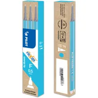 Pilot, gumovacia náplň do rollerov FriXion Point, 0,5, (F) mikro hrot, 3 ks, 8 farieb (1)