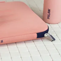 Taška na notebook MILAN séria 1918, ružová, polovystužená 14" (2)