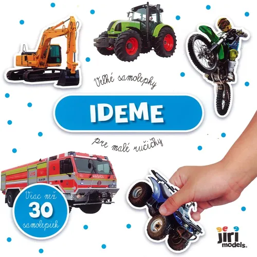 Samolepková knižka - Ideme (veľké samolepky pre malé ručičky)