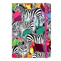 Spoko zápisník, Jungle II (zebra), A5, 75 g, 96 strán, linajkový (1)