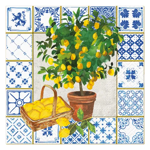 Obrúsky PAW L 33x33cm Citrus tree