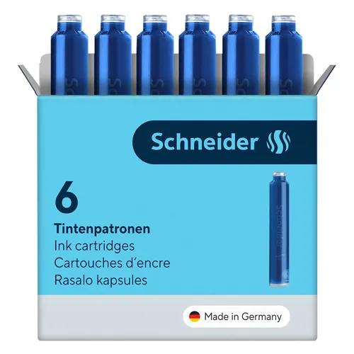 Bombičky náhradné Schneider, 6 ks/modré