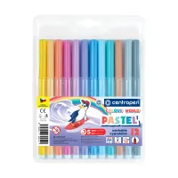 Fixy CENTROPEN 7550 Colour World Pastel - sada 12 ks (1)