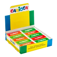 Carioca obdĺžniková guma, biela