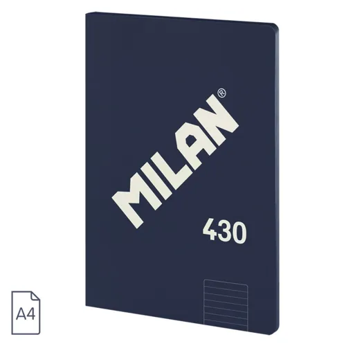 Zošit linajkový A4 MILAN 48 listov, modrý