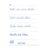 Písmenká – moji kamaráti, Lýdia Virgovičová, Zuzana Virgovičová, 6 x zošit A5 s predtlačou (9)