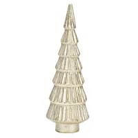 Stromček - vianočný, zlatý champagne 6x19x6 cm Stromček - vianočný, zlatý champagne 6x19x6 cm