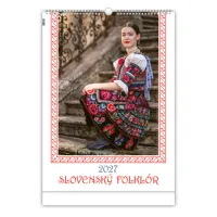 Kalendár nástenný Slovenský folklór 2027