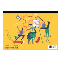 Náčrtník A3, 20 listov, 90 g papier