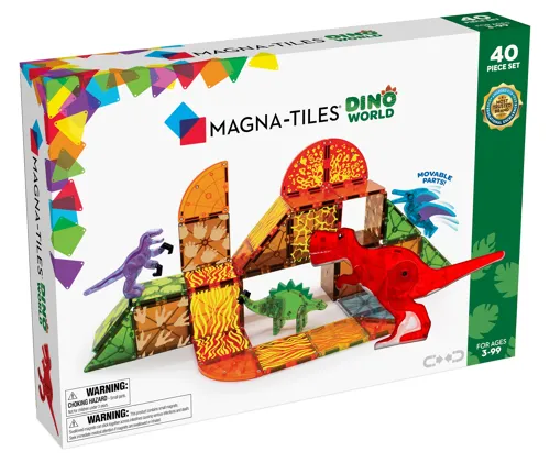 MAGNA-TILES - Magnetická stavebnica Dino 40 dielov
