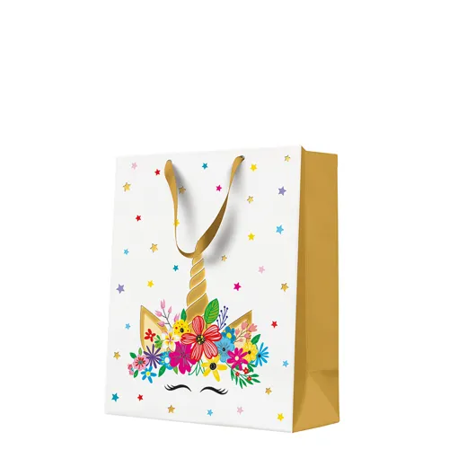 Darčeková taška Unicorn Party 26,5x13,5x33 cm
