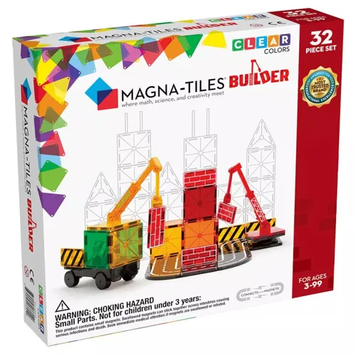 MAGNA-TILES - Magnetická stavebnica Builder 32 dielov