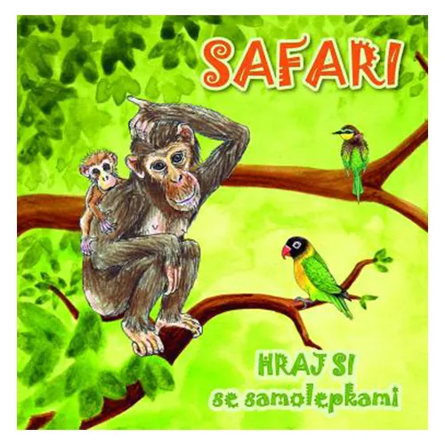 Kreatívny zošit Akim - Hraj sa so samolepkami Safari