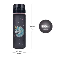 BAAGL Tritanová fľaša na nápoje Unicorn Gold, 500 ml (5)