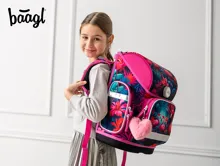BAAGL SADA 3 Ergo Plameniaky: aktovka, peračník, vrecko (10)