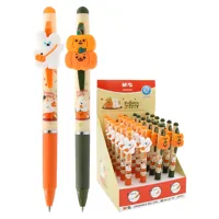 Roller gélový/gumovací M&amp;G Pumpkin, hrot 0,5 mm, modrá náplň (2 dizajny)
