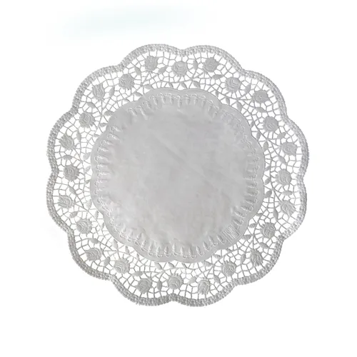 Krajky dekor. okrúhle 33 cm (6 ks v bal.)