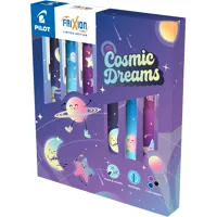 Pilot, gumovací gelový roller, FX Ball 07 + Clicker 07, Cosmic Dreams Ltd, R, sada 6ks