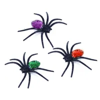 Dekorácia pavúk Halloween 6,5x6 cm (6 ks) (2)