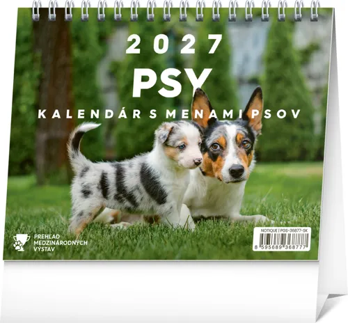 NOTIQUE Stolový kalendár  2027, 16,5 x 13 cm, výber z motívov