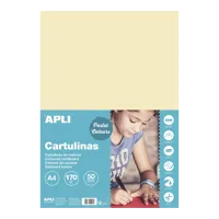 APLI farebný papier, A4, 170 g, 50ks, výber z farieb