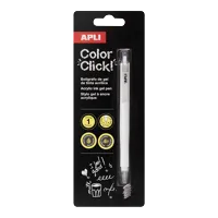 APLI akrylový gélový roller Color Click - biely, blister, 1 ks (1)