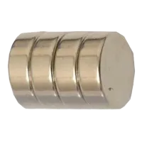 SPOKO supersilné magnety – kotúč, Ø 12 mm, strieborný