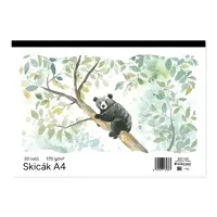 Skicár A4 20 hárkov, 170 g