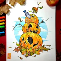 POSCA PC-3M univerzálny akrylový popisovač, 0,9-1,3mm, oranžová (4)