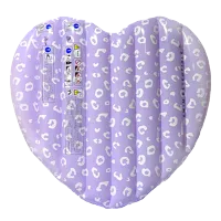 Nafukovačka Srdce Lila Leopard