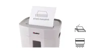 DAHLE skartovačka PaperSAFE® 120, 8 listov, 5 x 18 mm, 12 l (2)