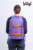 BAAGL Školský batoh Skate Max Orange GRS (14)