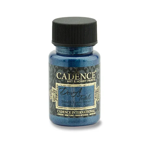 Textilná farba Cadence, metal. tmavo modrá, 50 ml
