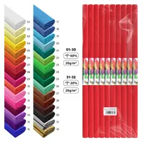 Krepový papier JUNIOR - 32 farieb