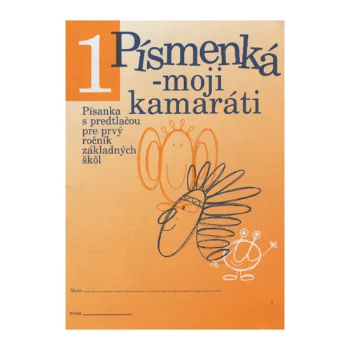 Písmenká – moji kamaráti, Lýdia Virgovičová, Zuzana Virgovičová, 6 x zošit A5 s predtlačou