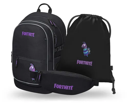 BAAGL SADA 3 Core Fortnite Llama: batoh, vrecko,  GRS