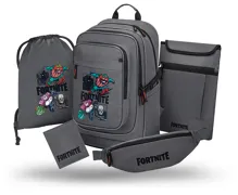 BAAGL SADA 5 Cubic Fortnite Squad: batoh, vrecko, ľadvinka, obal na notebook, peňaženka GRS BAAGL SADA 5 Cubic Fortnite Squad: batoh, vrecko, ľadvinka, obal na notebook, peňaženka GRS