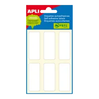 APLI samolepiace etikety, 20 × 50 mm, biele