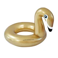 Swim Essentials Nafukovacie koleso Labuť Zlatá 95 cm