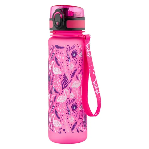 BAAGL Tritanová fľaša na nápoje Plameniak, 500 ml