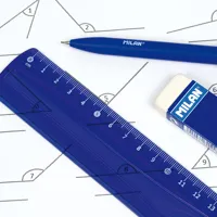 Sada pravítok MILAN Flex&Resistant (séria Acid) - modrá (2)