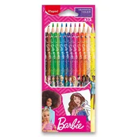 Farebné bezdrevné ceruzky Maped Barbie - 12 farieb Farebné bezdrevné ceruzky Maped Barbie - 12 farieb