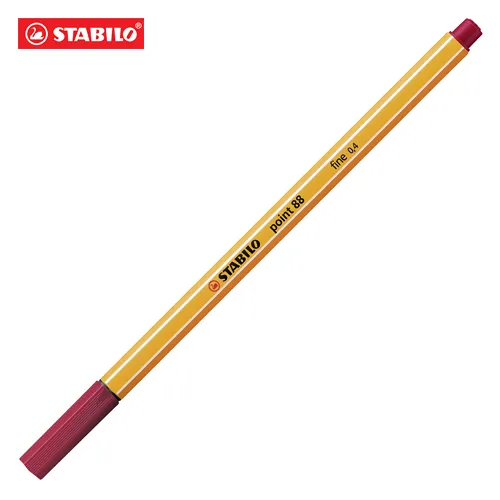 Liner STABILO point 88 tmavo červený