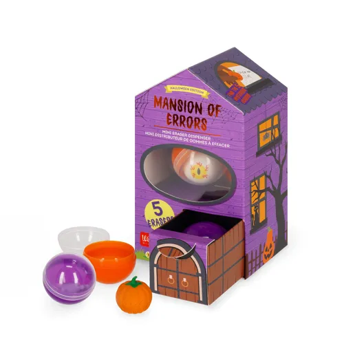 Legami Mansion Of Errors - zásobník 5 ks gúm na gumovanie