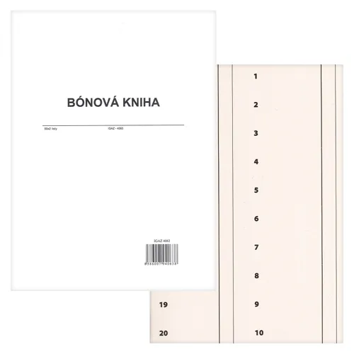 Bónová kniha A4 (4063)