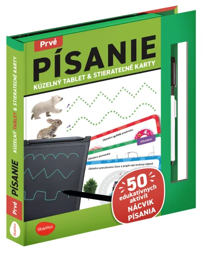 Kúzelný tablet & stierateľné karty –  Prvé PÍSANIE