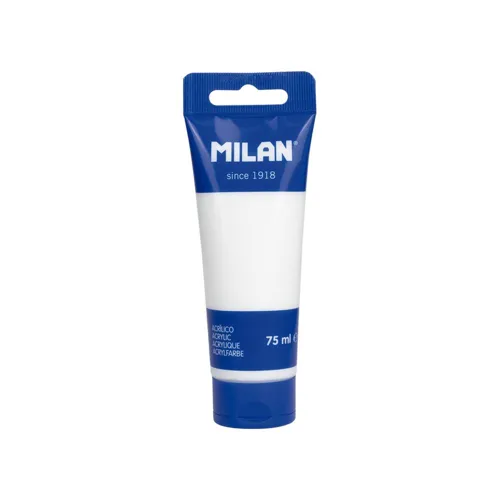 Farba akrylová MILAN 75 ml - biela