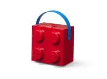 LEGO box na desiatu s rukoväťou 165x165x117 mm - červený LEGO box na desiatu s rukoväťou 165x165x117 mm - červený